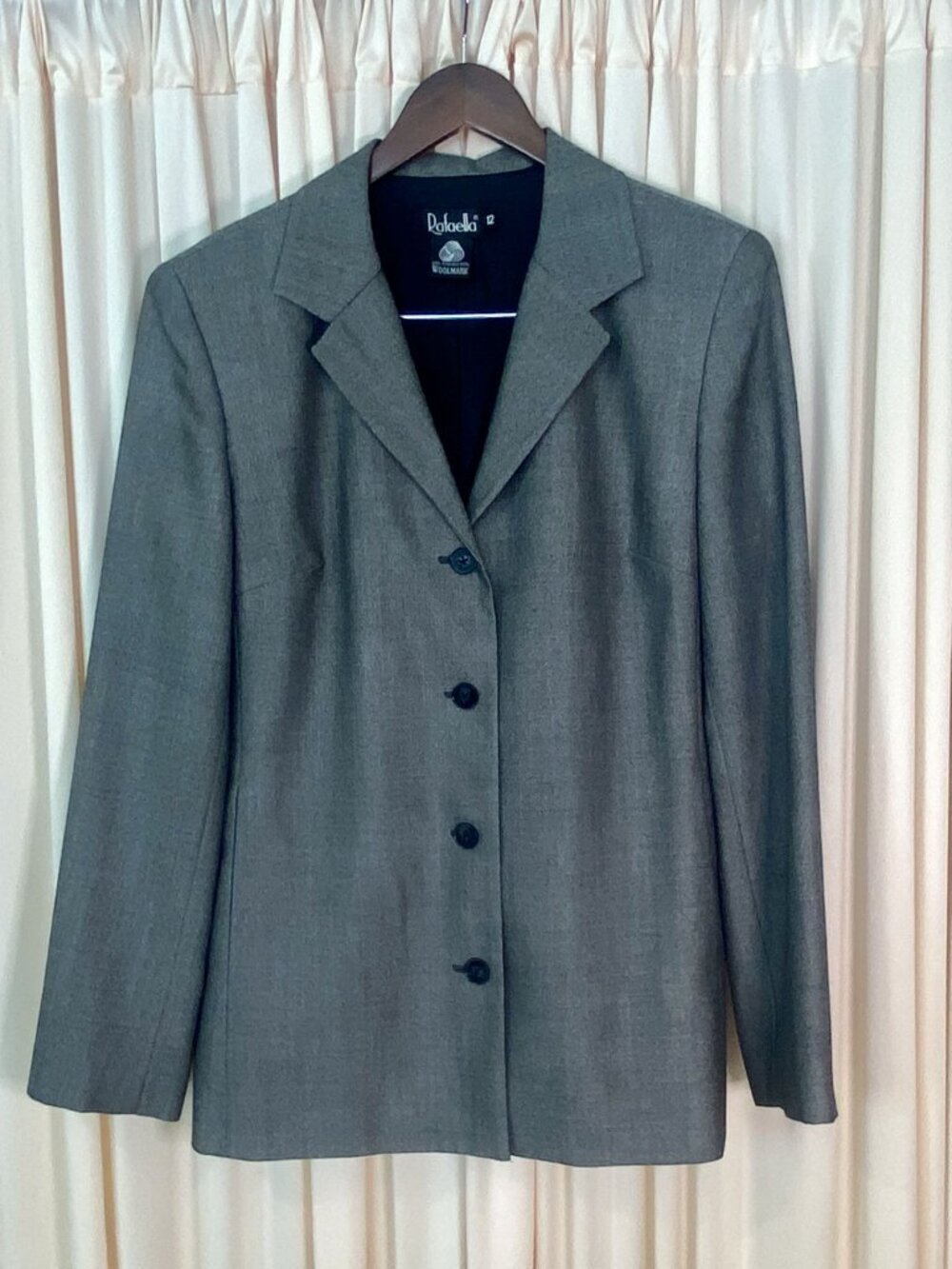 Gray Blazer by Rafaella, Sz 12